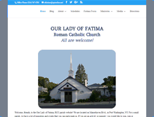 Tablet Screenshot of ourladyoffatimapw.org